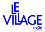 Le Village by CA logo bleu tractr